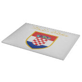 Planche À Découper Drapeau de la Croatie personnalisé (Coin)
