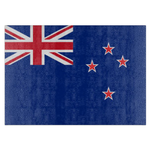Planche À Découper drapeau de la Nouvelle-Zélande