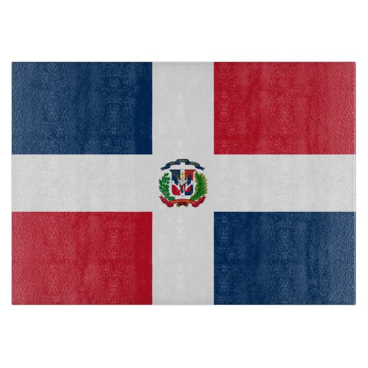 Planche À Découper Drapeau de la République Dominicaine (Devant)