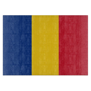 Planche À Découper drapeau de la Roumanie