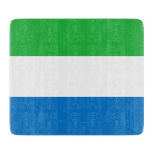 Planche À Découper Drapeau de la Sierra Leone