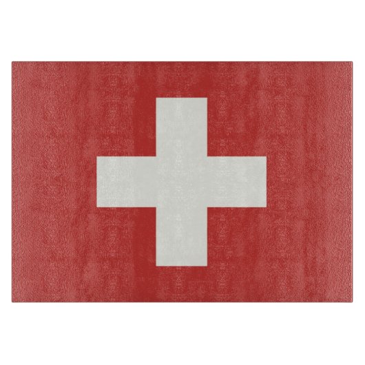 Planche À Découper Drapeau de la Suisse (Devant)