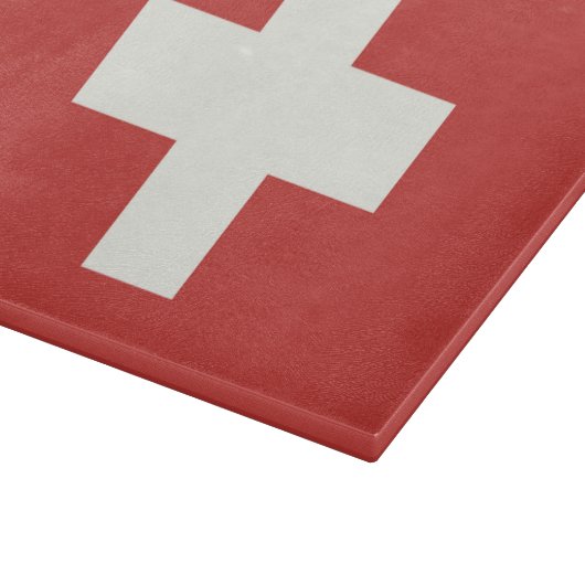 Planche À Découper Drapeau de la Suisse (Coin)