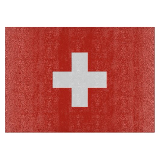 Planche À Découper drapeau de la Suisse (Devant)