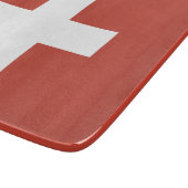 Planche À Découper Drapeau de la Suisse modifiée (Coin)