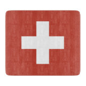 Planche À Découper Drapeau de la Suisse modifiée (Devant)