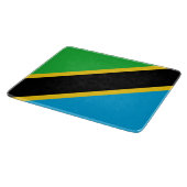 Planche À Découper Drapeau de la Tanzanie (Coin)