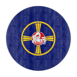 Planche À Découper Drapeau de la ville d'Omaha (Nebraska)