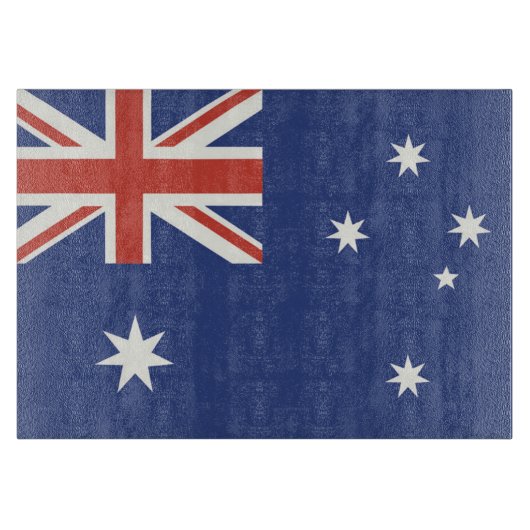 Planche À Découper Drapeau de l'Australie (Devant)