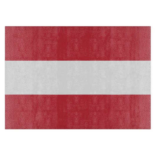 Planche À Découper drapeau de l'Autriche (Devant)