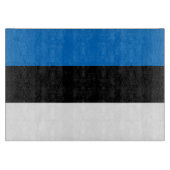 Planche À Découper Drapeau de l'Estonie (Devant)