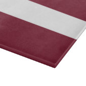 Planche À Découper Drapeau de Lettonie (Coin)