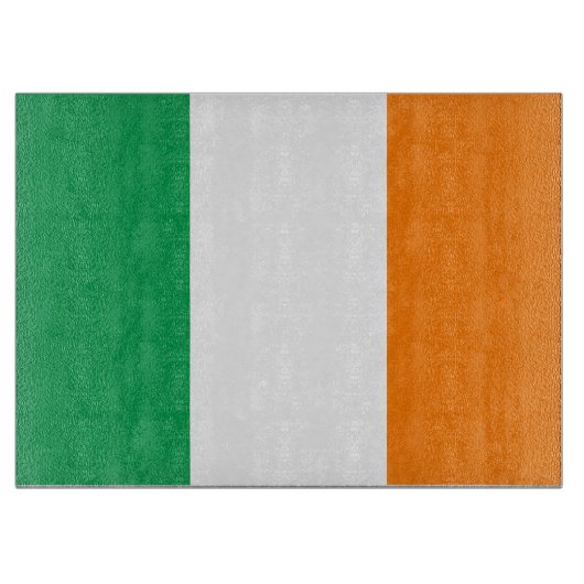Planche À Découper Drapeau de l'Irlande (Devant)