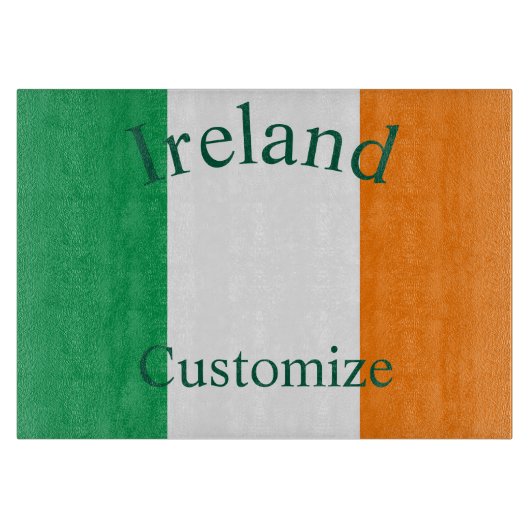 Planche À Découper Drapeau de l'Irlande Thunder_Cove (Devant)