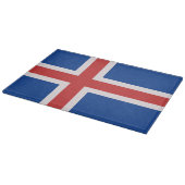 Planche À Découper Drapeau de l'Islande (Coin)