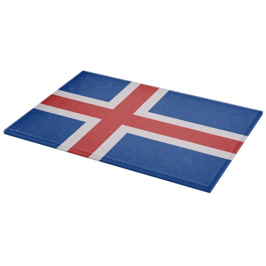 Planche À Découper Drapeau de l'Islande (Coin)
