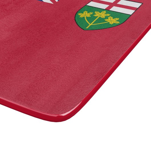 Planche À Découper drapeau de l'Ontario (Coin)