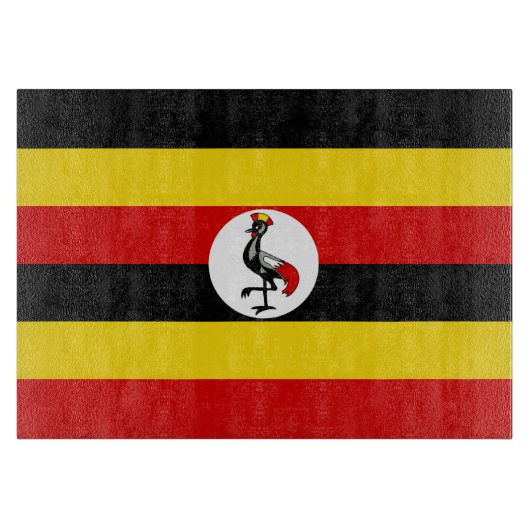 Planche À Découper Drapeau de l'Ouganda (Devant)