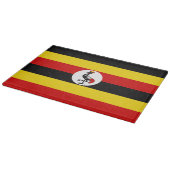 Planche À Découper Drapeau de l'Ouganda (Coin)