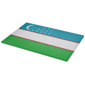 Planche À Découper Drapeau de l'Ouzbékistan (Coin)