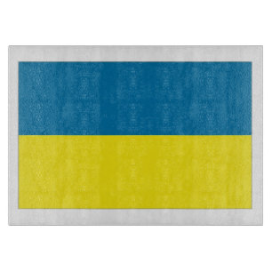 Planche À Découper Drapeau de l'Ukraine