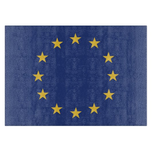 Planche À Découper Drapeau de l'Union européenne (Devant)