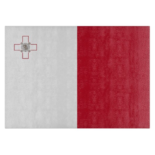 Planche À Découper Drapeau de Malte (Devant)