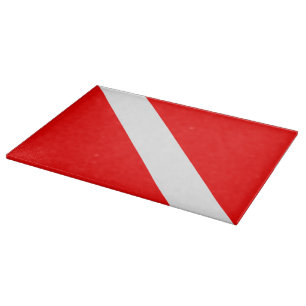Planche À Découper Drapeau de plongée Plongeur en apnée Plongeur en b