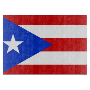 Planche À Découper Drapeau de Porto Rico