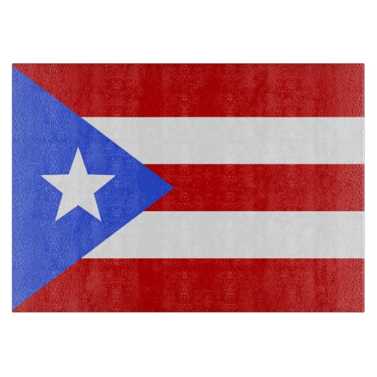 Planche À Découper drapeau de Porto Rico (Devant)