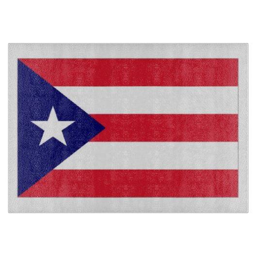 Planche À Découper Drapeau de Porto Rico (Devant)