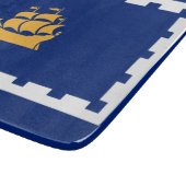 Planche À Découper Drapeau de Québec (Québec, Canada) (Coin)