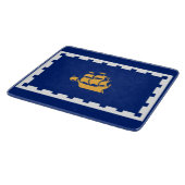 Planche À Découper Drapeau de Québec (Québec, Canada) (Coin)