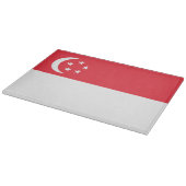 Planche À Découper Drapeau de Singapour (Coin)