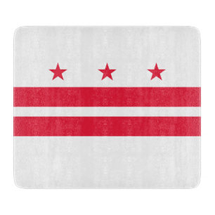 Planche À Découper Drapeau de Washington D.C. (District de Columbia)