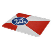 Planche À Découper Drapeau de Wichita (Kansas, USA) (Coin)