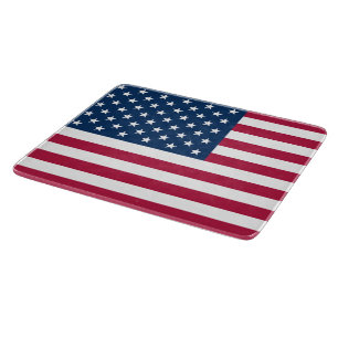 Planche À Découper drapeau des États-Unis d'Amérique patriotique