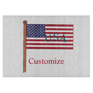 Planche À Découper Drapeau des États-Unis Thunder_Cove