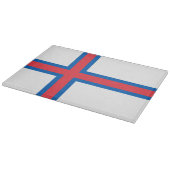 Planche À Découper Drapeau des îles Féroé (Coin)