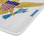 Planche À Découper Drapeau des îles Vierges américaines (Coin)