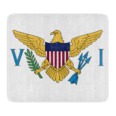 Planche À Découper Drapeau des îles Vierges américaines (Devant)