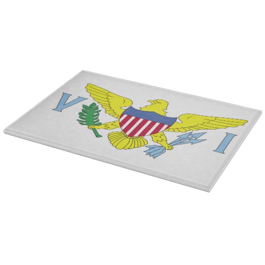 Planche À Découper Drapeau des îles Vierges américaines (Coin)