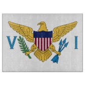 Planche À Découper Drapeau des Îles Vierges des États-Unis (Devant)