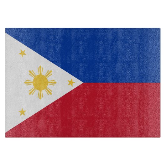 Planche À Découper drapeau des Philippines (Devant)