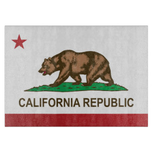 Planche À Découper Drapeau d'État de Californie (États-Unis)