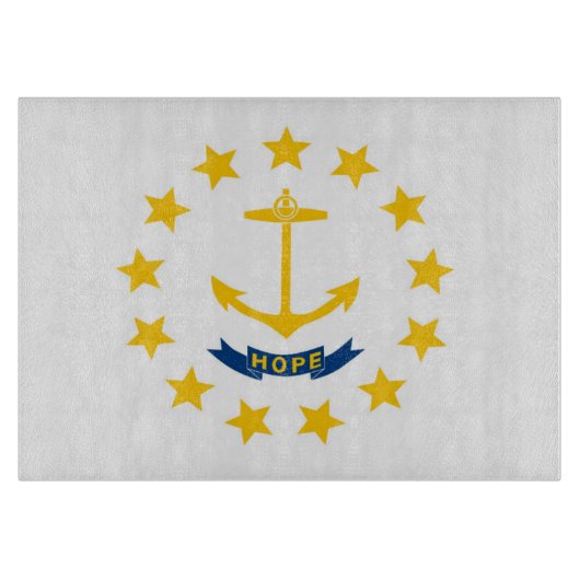 Planche À Découper Drapeau d'État de Rhode Island, États-Unis (Devant)