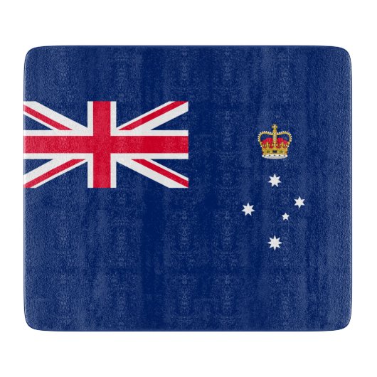 Planche À Découper Drapeau d'État de Victoria (Australie) (Devant)
