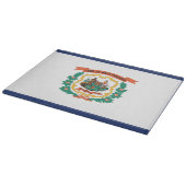 Planche À Découper Drapeau d'État de Virginie-Occidentale, États-Unis (Coin)