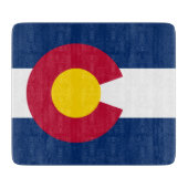 Planche À Découper Drapeau d'Etat du Colorado (Devant)