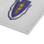 Planche À Découper Drapeau d'Etat du Massachusetts, États-Unis (Coin)